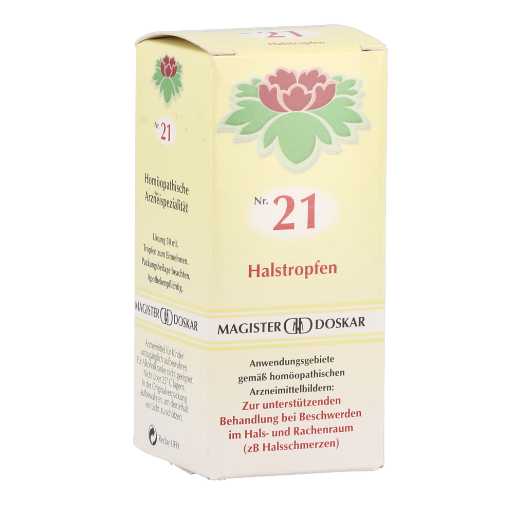 Doskar Tropfen Nr. 21 - Halstropfen - 50 Milliliter