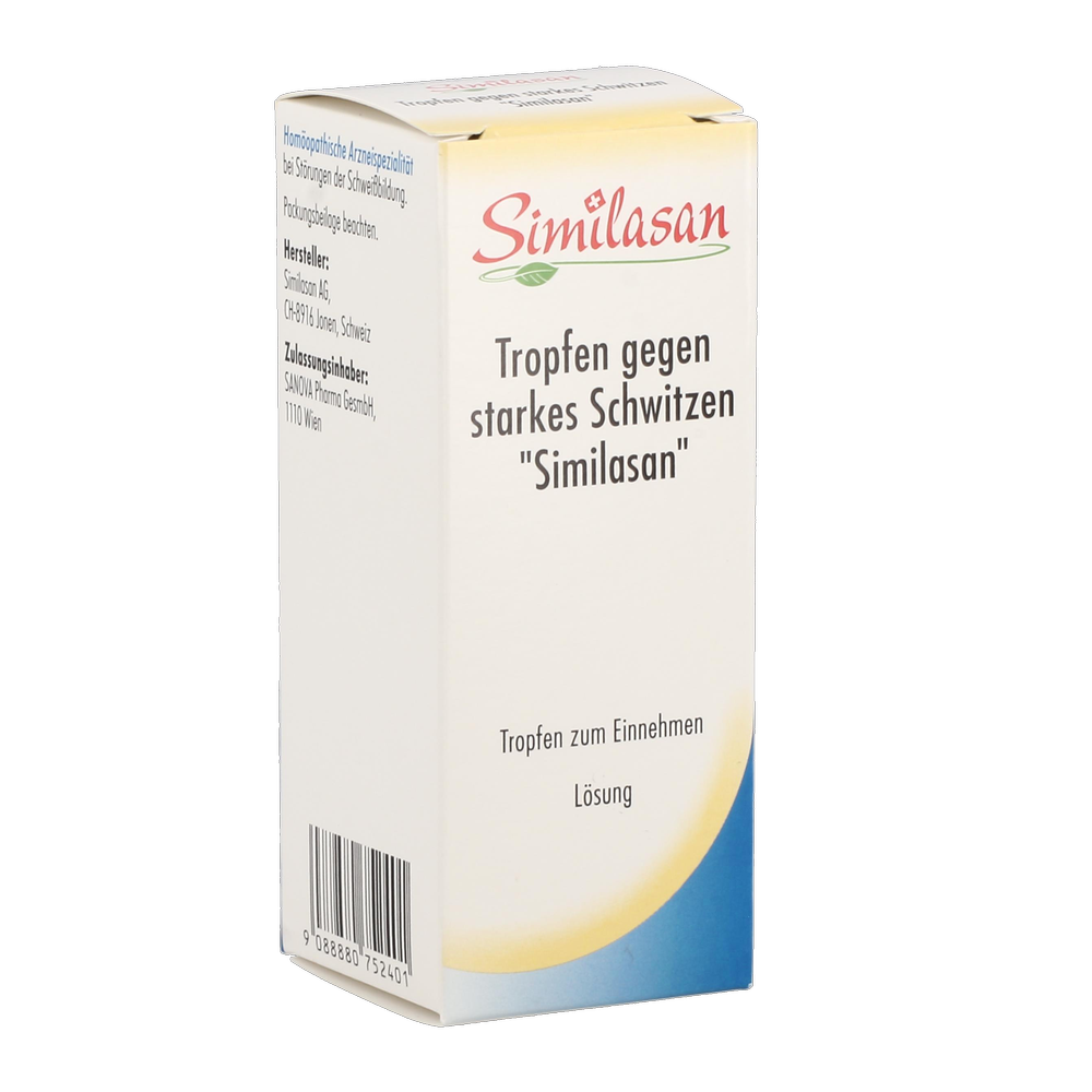 Tropfen gegen starkes Schwitzen „Similasan“ - 50 Milliliter