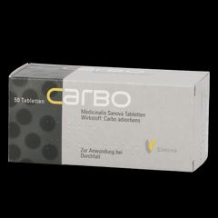 Carbo Medicinalis "Sanova" Tabletten - 50 Stück