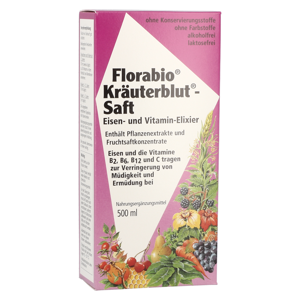 Florabio® Kräuterblut®-Saft - 500 Milliliter