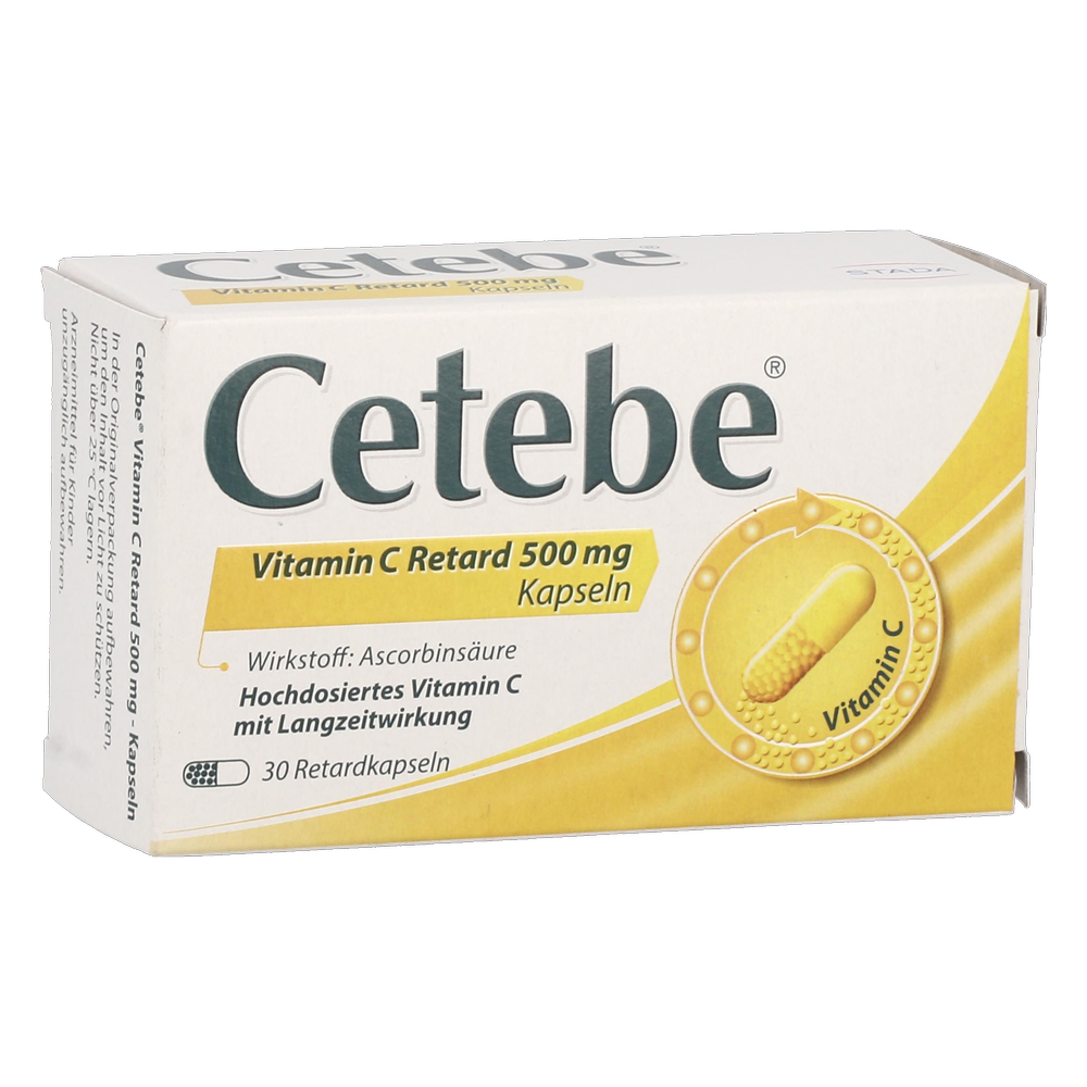 CETEBE VIT C RET KPS 500MG - 30 Stück