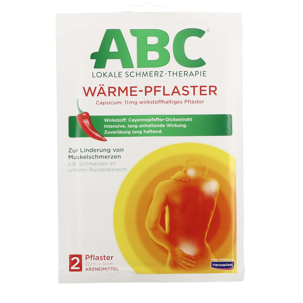 Hansaplast ABC Wärme-Pflaster - 2 Stück