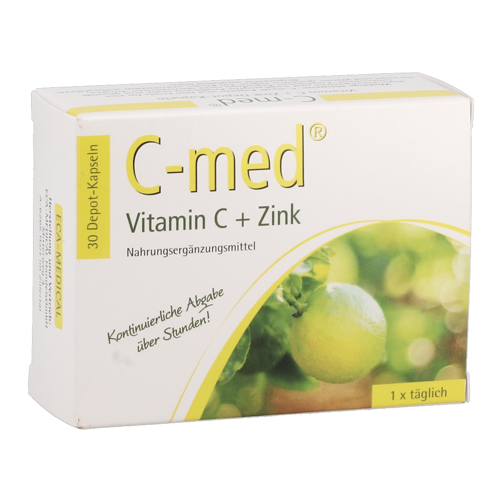 C-Med Vitamin C + Zink Depotkapseln - 30 Stück