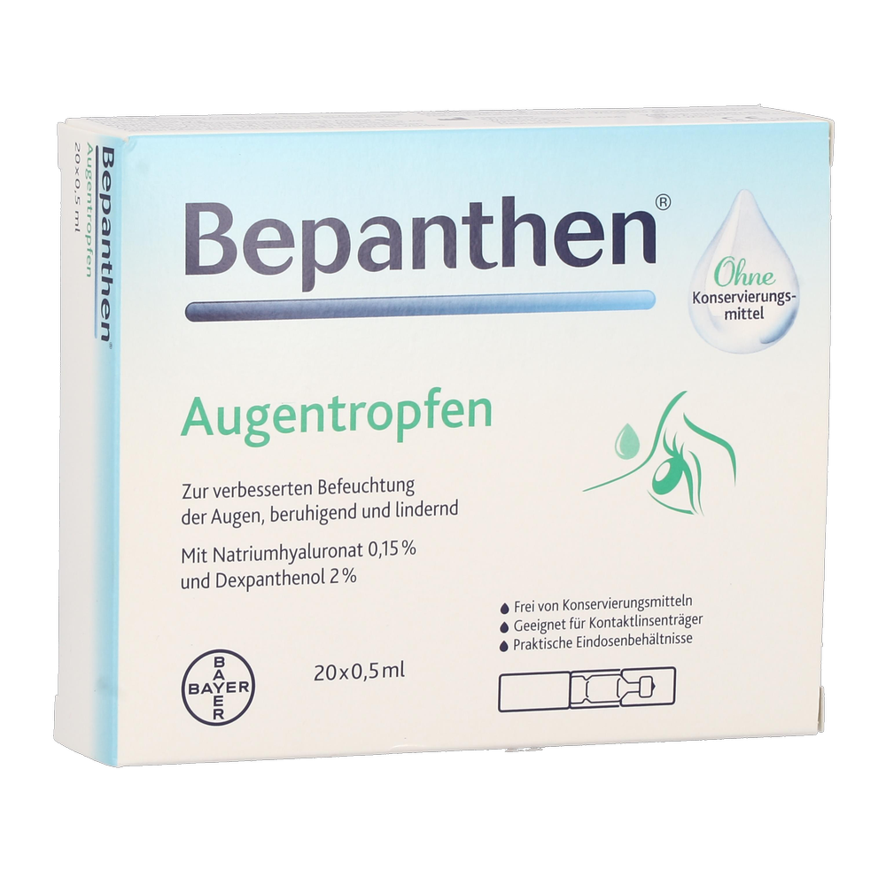 Bepanthen® Augentropfen - Einzeldosen - 20 Stück