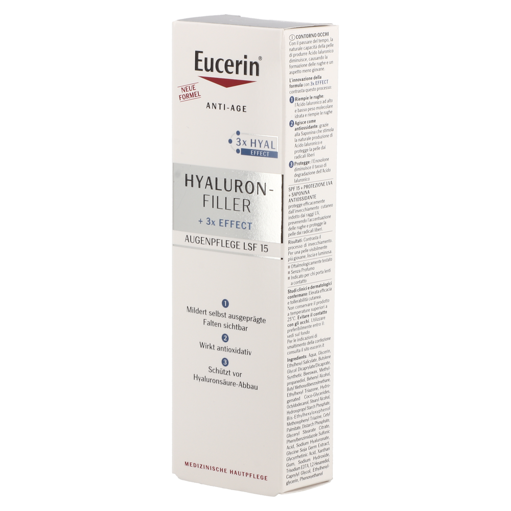 Eucerin Hyaluron-Filler Augenpflege - 15 Milliliter