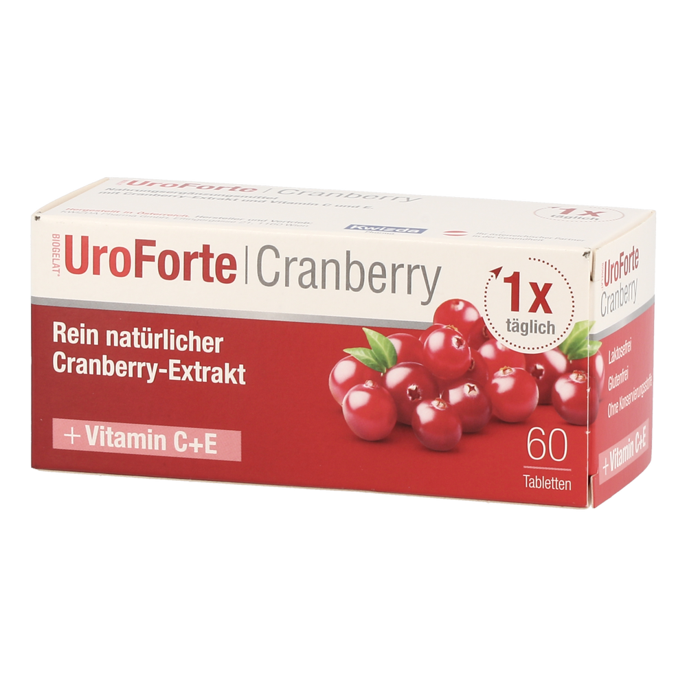 BIOGELAT CRANBERRY UroForte-Filmtabletten - 60 Stück