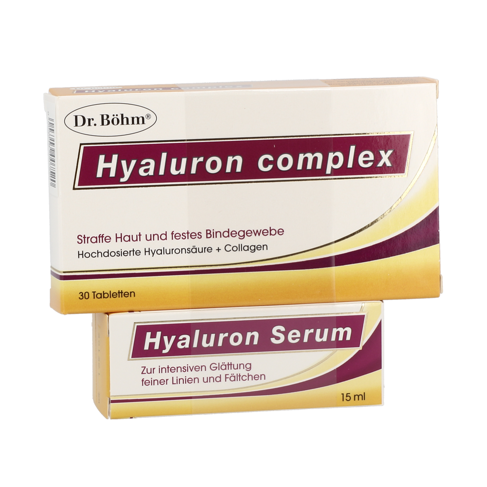 Dr. Böhm Hyaluron complex Tabletten + Hyaluron Serum - 1 PK