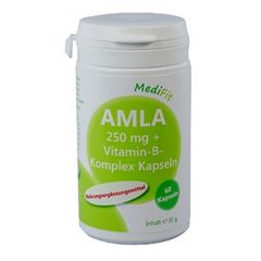 Amla 250mg + Vitamin-B-Komplex Kapseln - 60 Stück