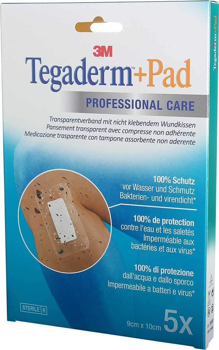 3M Tegaderm + Pad 9 x 10 cm - 5 Stück