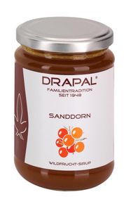 DRAPAL® Sanddorn Wildfruchtsirup Glas ohne Faltschachtel - 450 Gramm