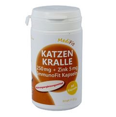 Katzenkralle 250 mg + Zink ImmunoFit Kapseln - 60 Stück