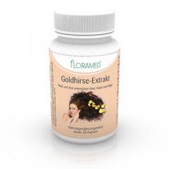 Floramed Goldhirse Extrakt - Haut,Haare, Nägel - 60 Stück