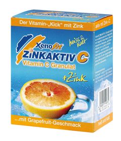 Xenofit Zinkaktiv C - Grapefruit Beutel - 10 Stück