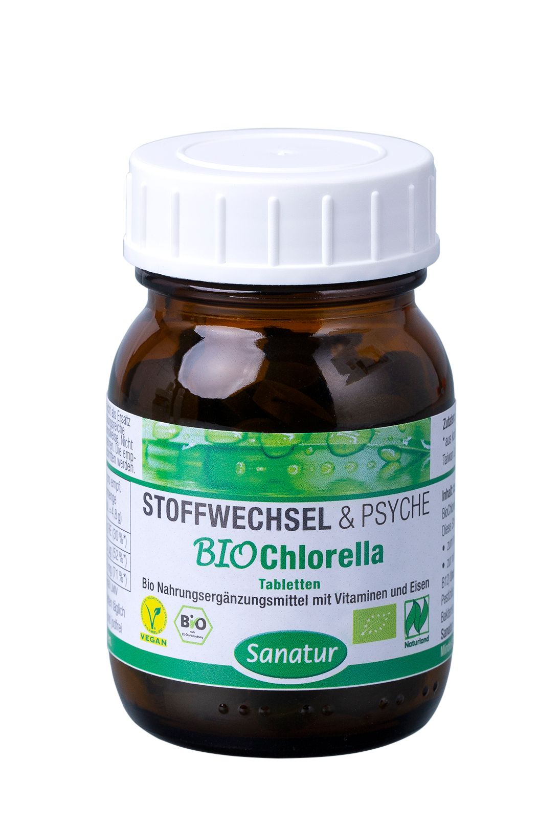 Sanatur Chlorella Tabletten BIO - 100 Stück