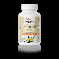 Zeinpharma Damiana 450 mg Kapseln - 100 Stück