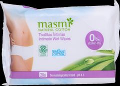 Masmi Organic Care - Bio Intimpflegetücher - 20 Stück