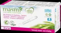 Masmi Organic Care - Bio Tampons Light / Mini mit Applikator - 18 Stück