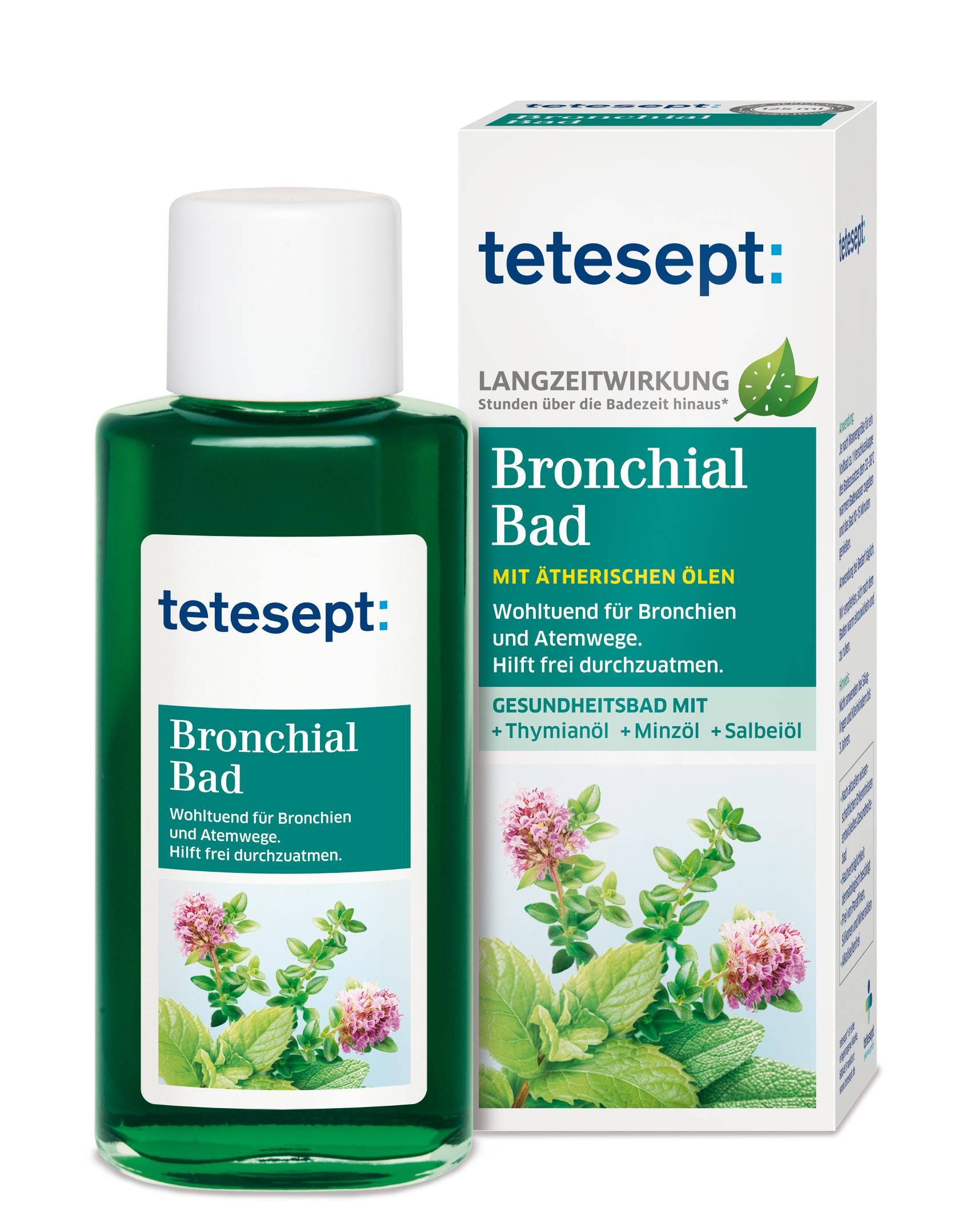 tetesept Gesundheitsbad Bronchial Bad - 125 Milliliter