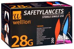 Wellion SafetyLancets 28G - 25 Stück