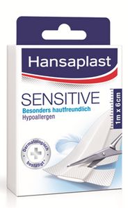 Hansaplast Sensitive 1m x 6cm - 1 Stück