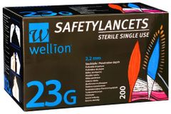 Wellion SafetyLancets 23G - 200 Stück