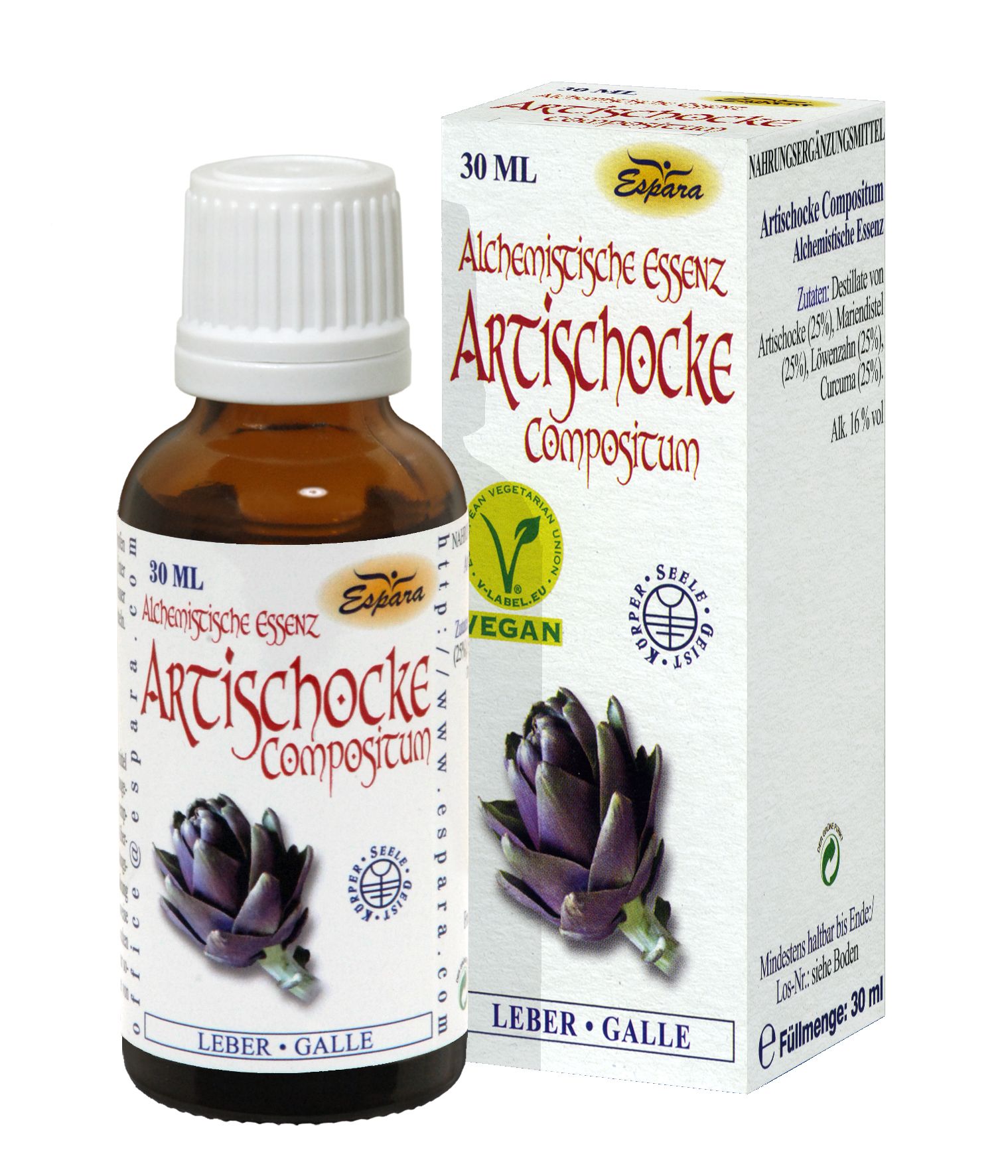 Espara Artischocke Compositum Alchemistische Essenz - 30 Milliliter
