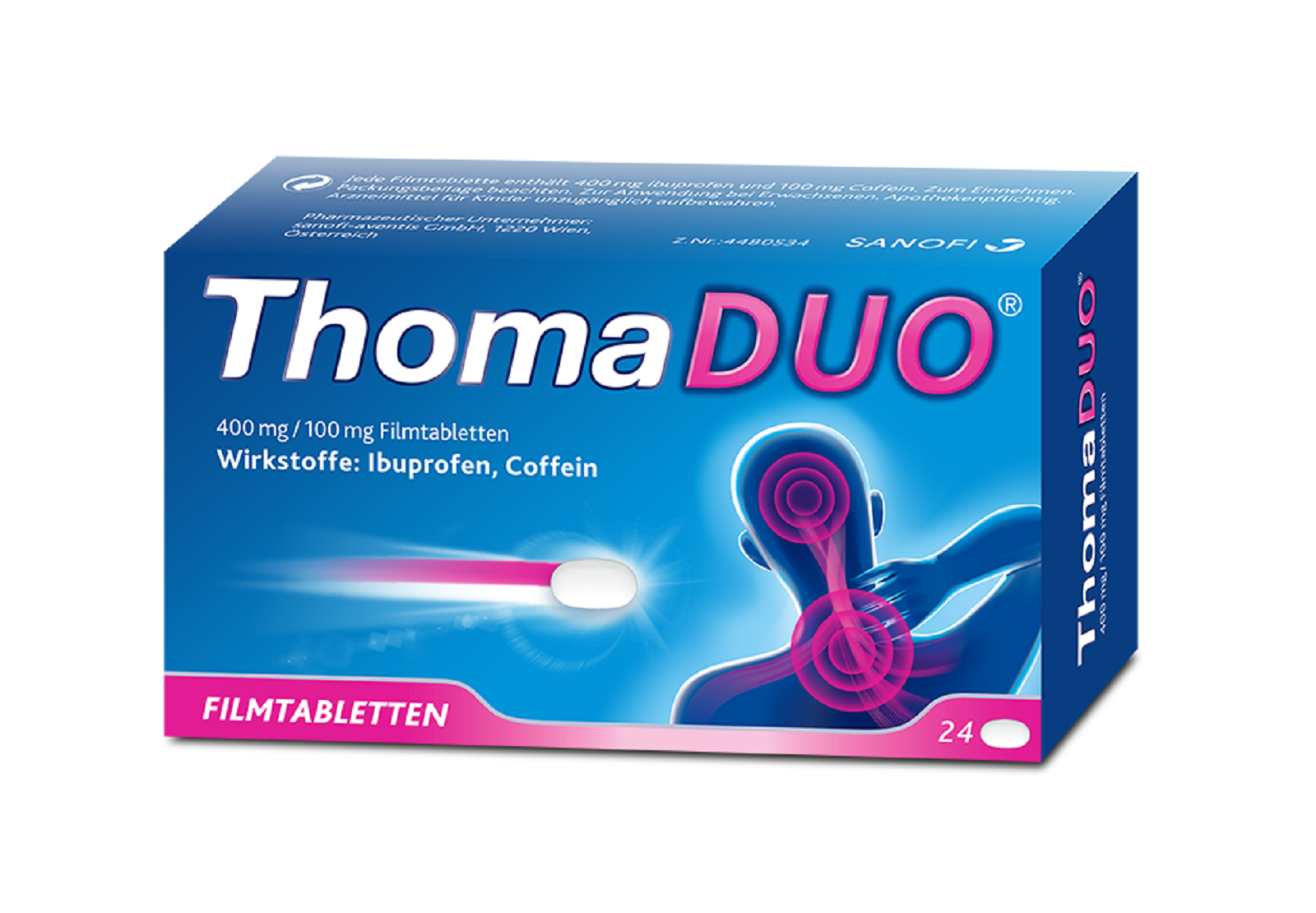 ThomaDUO® 400 mg/100 mg Filmtabletten - 24 Stück