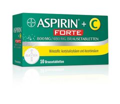 Aspirin®+C forte - Brausetabletten - 10 Stück