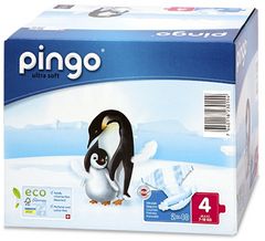 Bio Windeln Maxi Jumbo 7-18kg Pinguin – Pingo Swiss - 80 Stück
