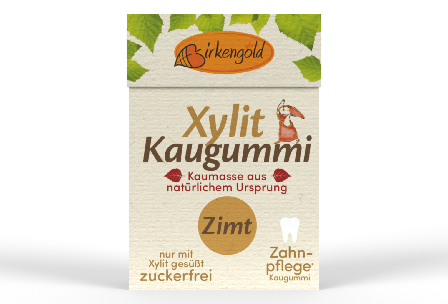 Birkengold Kaugummi Zimt nat. Kaumasse - 28 Gramm