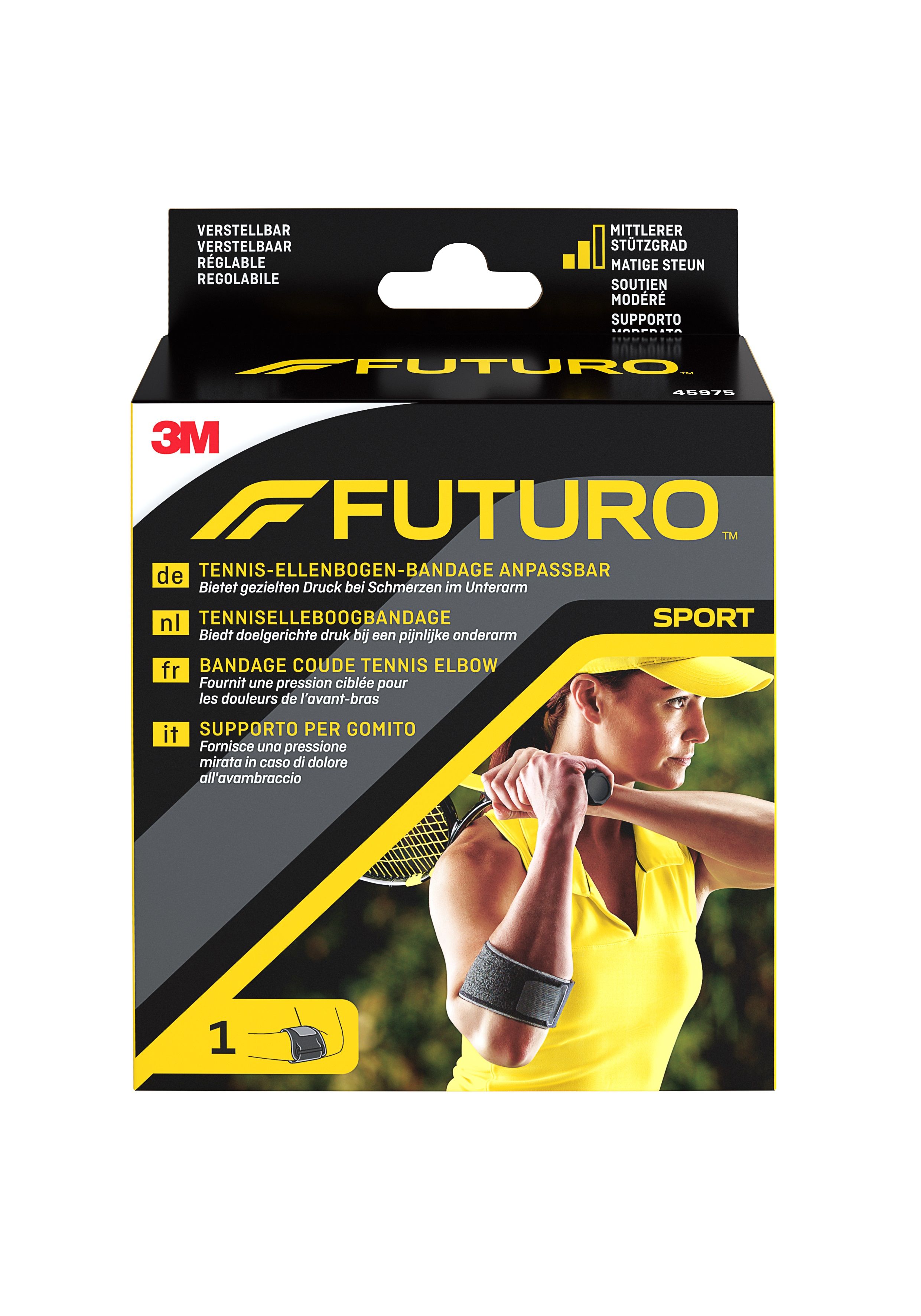 FUTURO™ Tennis-Ellenbogen-Bandage anpassbar - 1 Stück