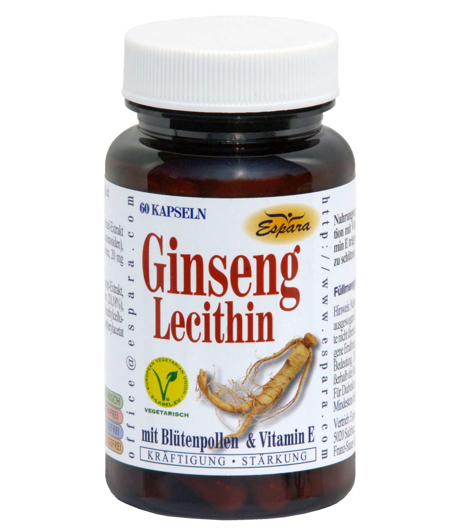 Espara Ginseng-Lecithin Kapseln - 60 Stück
