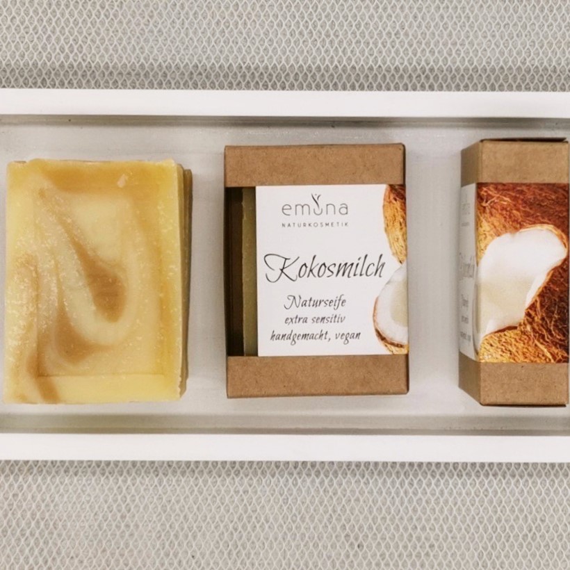 Emuna Naturseife Kokosmilch - 90 Gramm