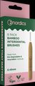 Nordics Öko Interdental Zahnbürste Bambus 0,45mm - 8 Stück