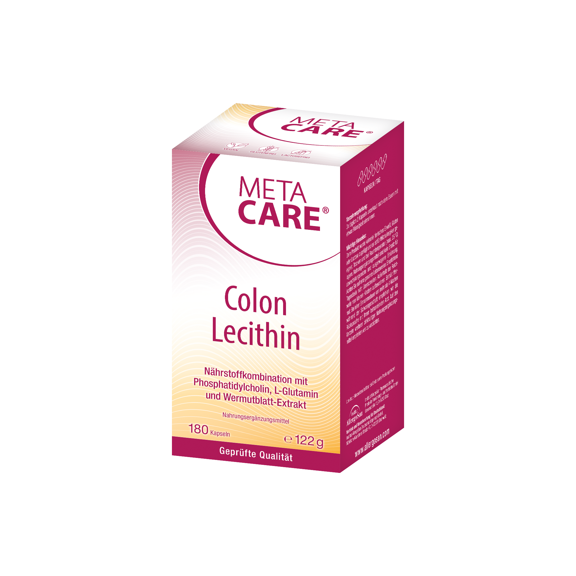 META-CARE® Colon Lecithin, 180 Kapseln - 180 Stück