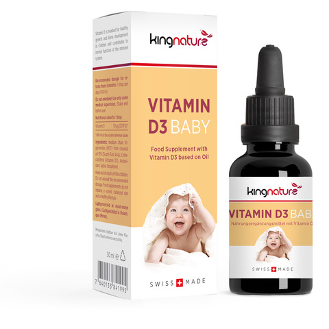 KINGNATURE VIT D3 400IE BABY - 30 Milliliter